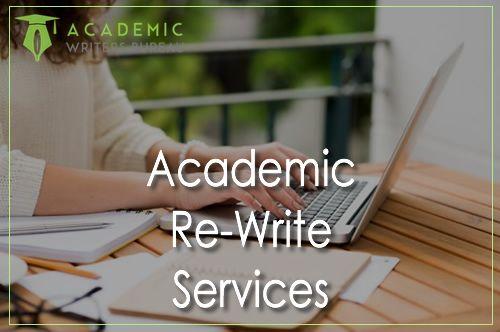 Academic Re-Write Services