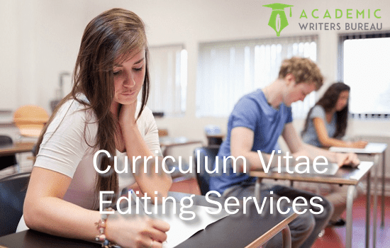 Customized Curriculum Vitae Editing Services