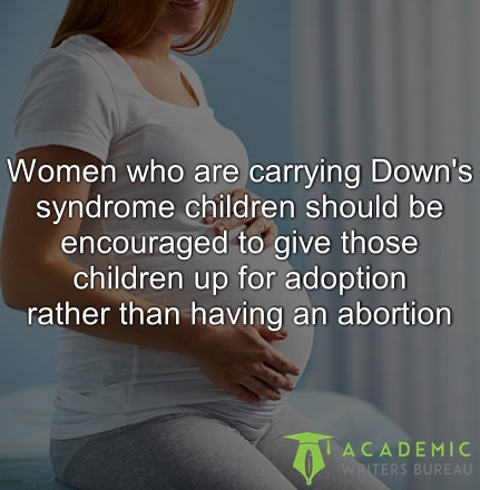 Women who are carrying Down